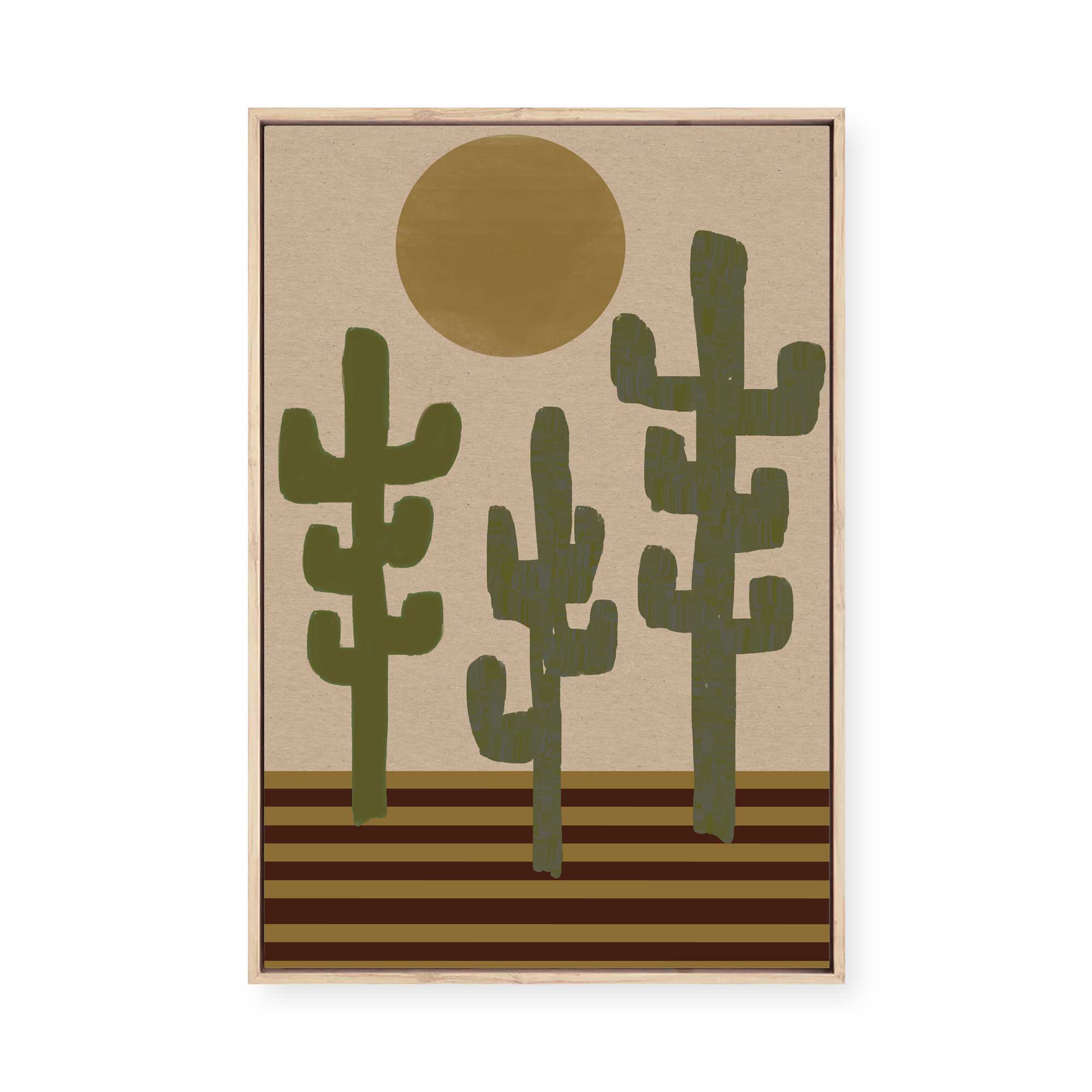 South Western Landscape III | Framed Canvas