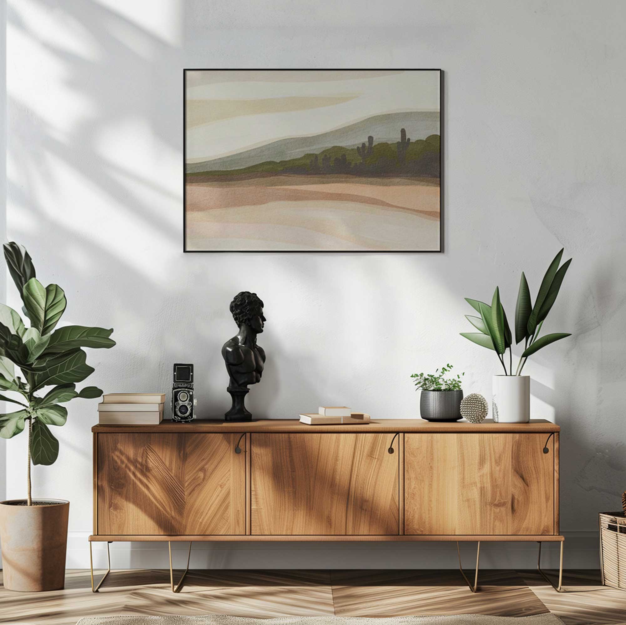 Southwestern  View | Framed Canvas