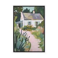 Spring Cottage | Framed Canvas