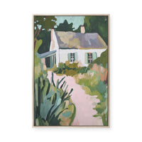 Spring Cottage | Framed Canvas