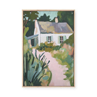 Spring Cottage | Framed Canvas