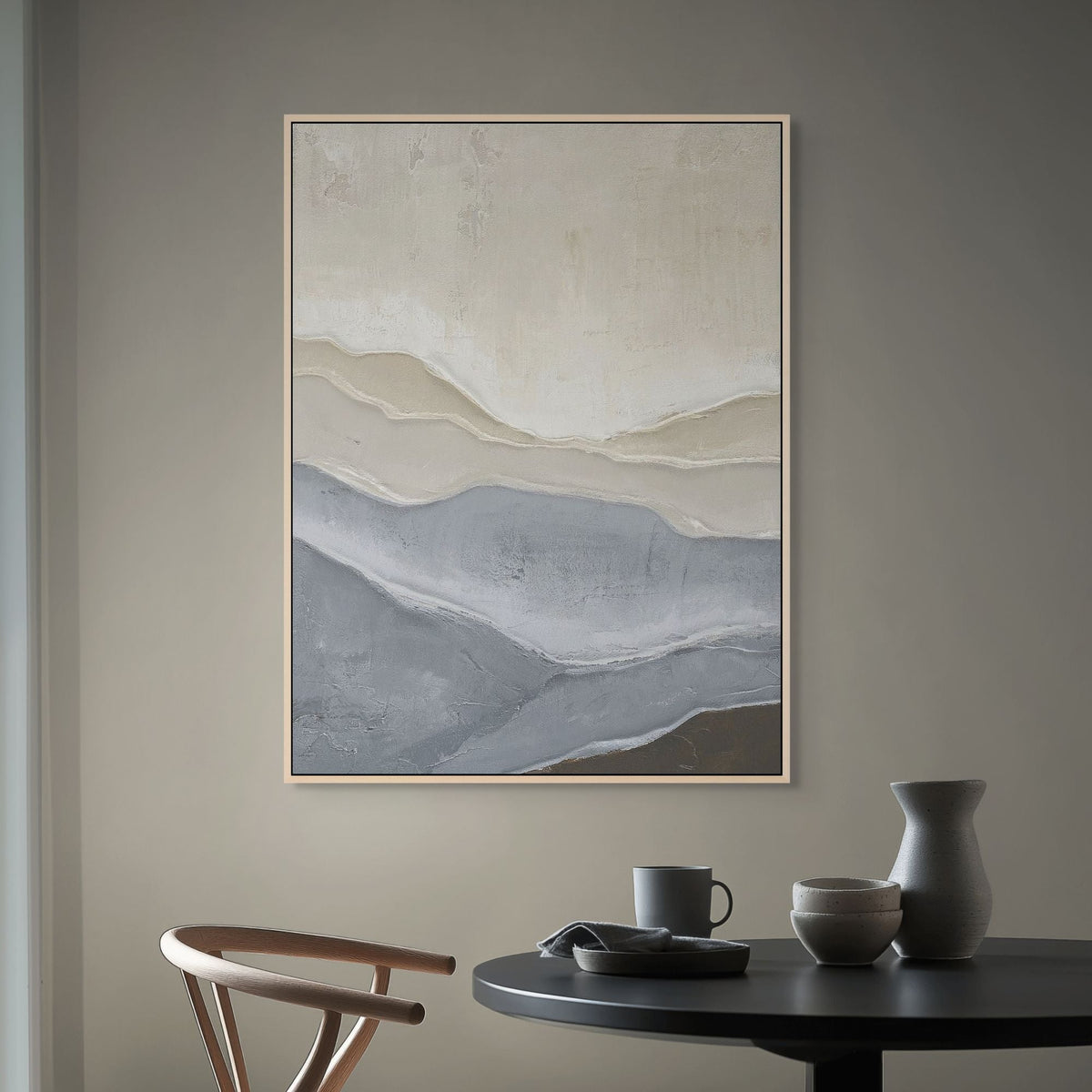 Still North I | Framed Canvas