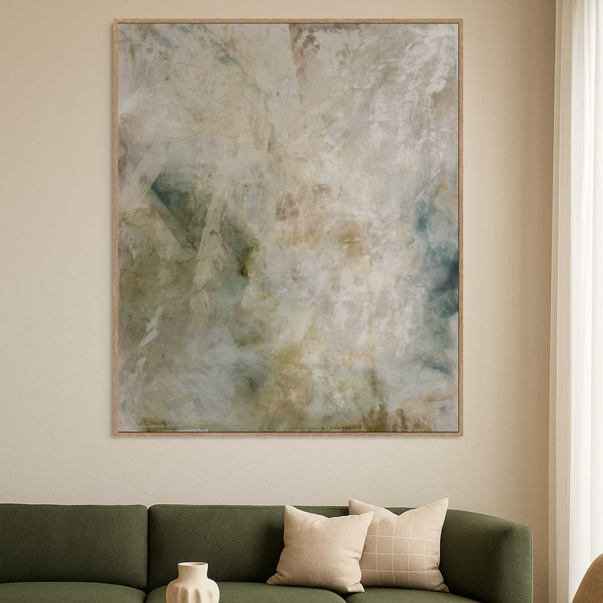 Stone Hush | Framed Canvas
