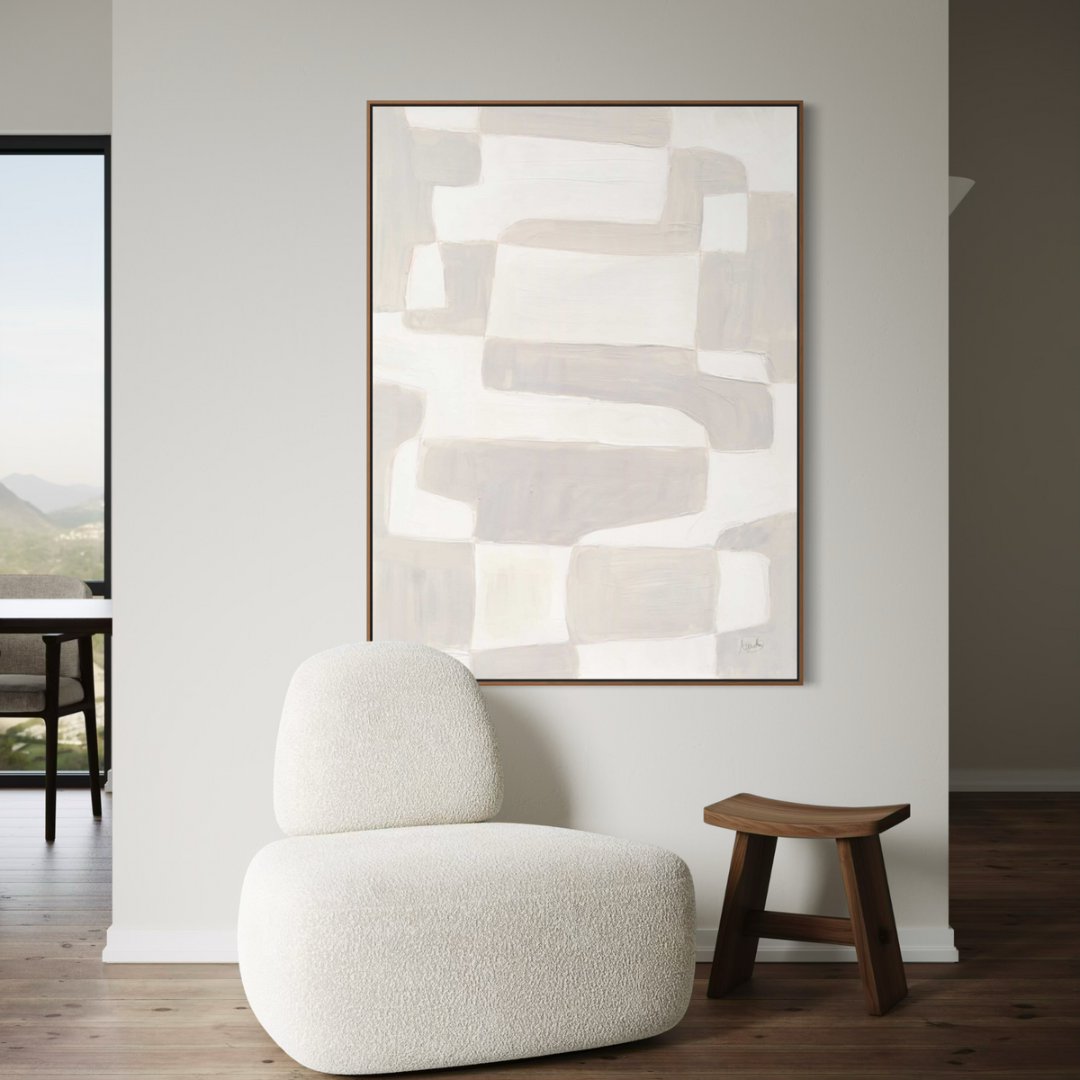 Stone and Light I | Framed Canvas