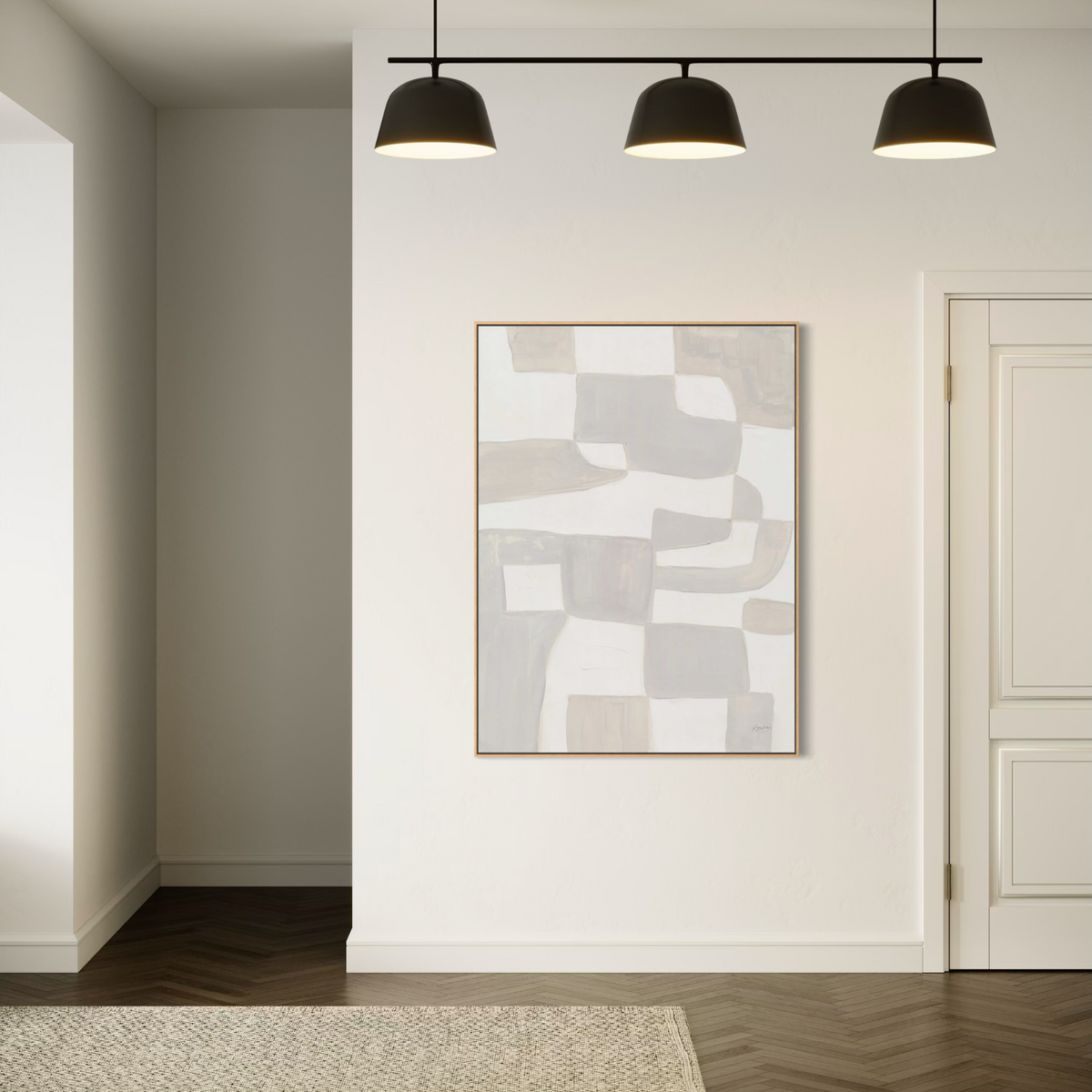 Stone and Light II | Framed Canvas