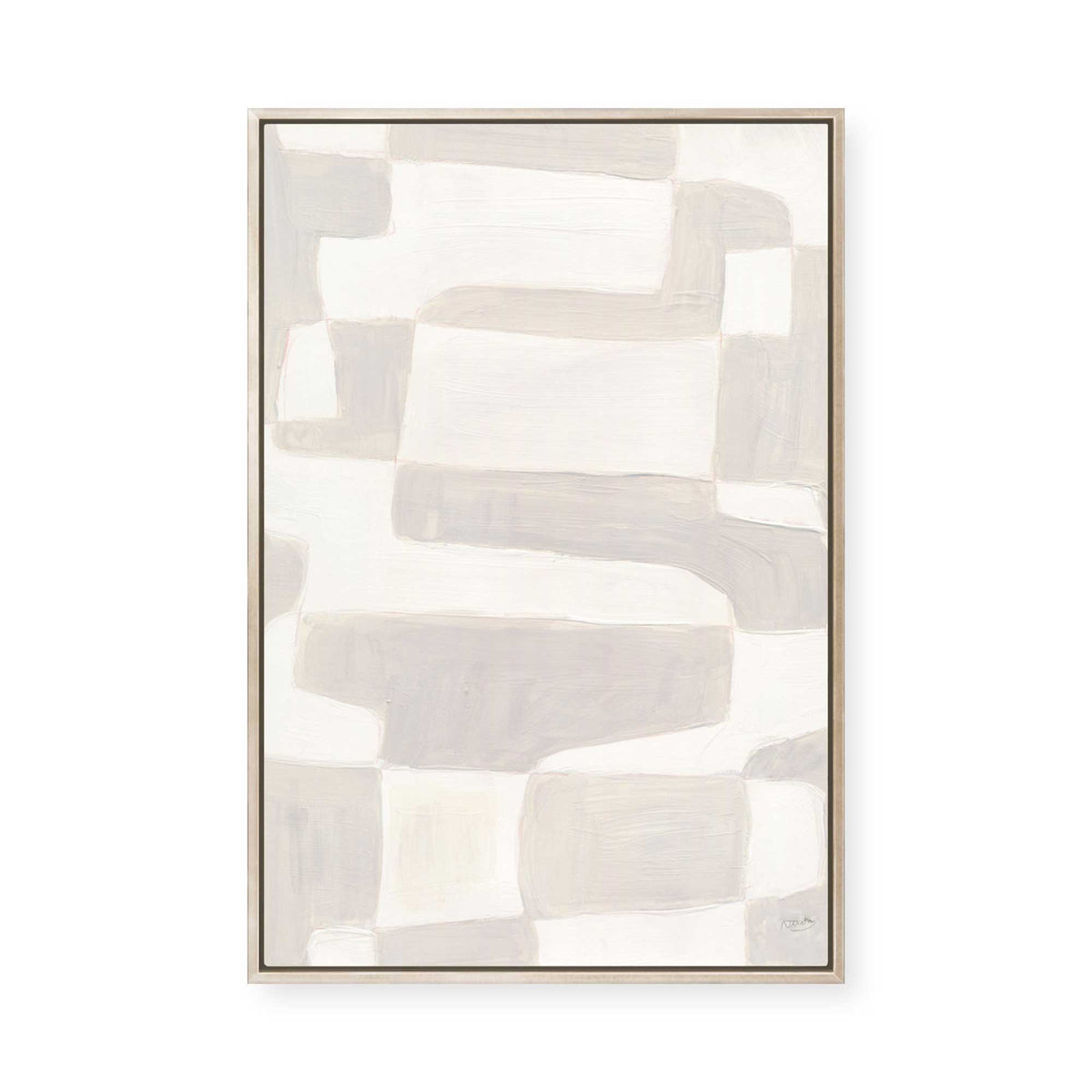 Stone and Light I | Framed Canvas