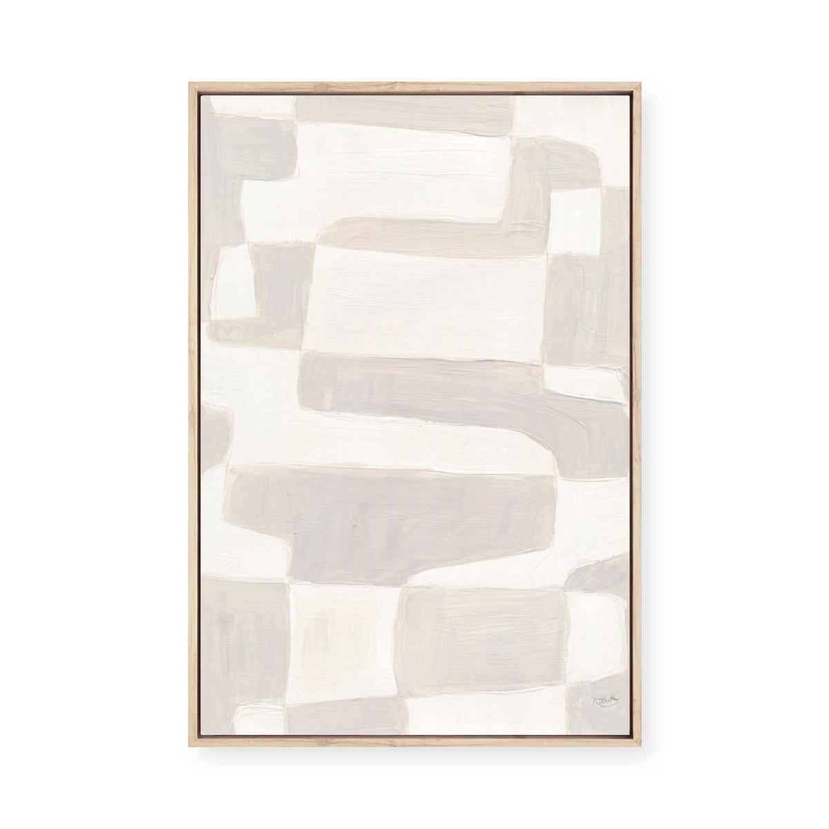 Stone and Light I | Framed Canvas