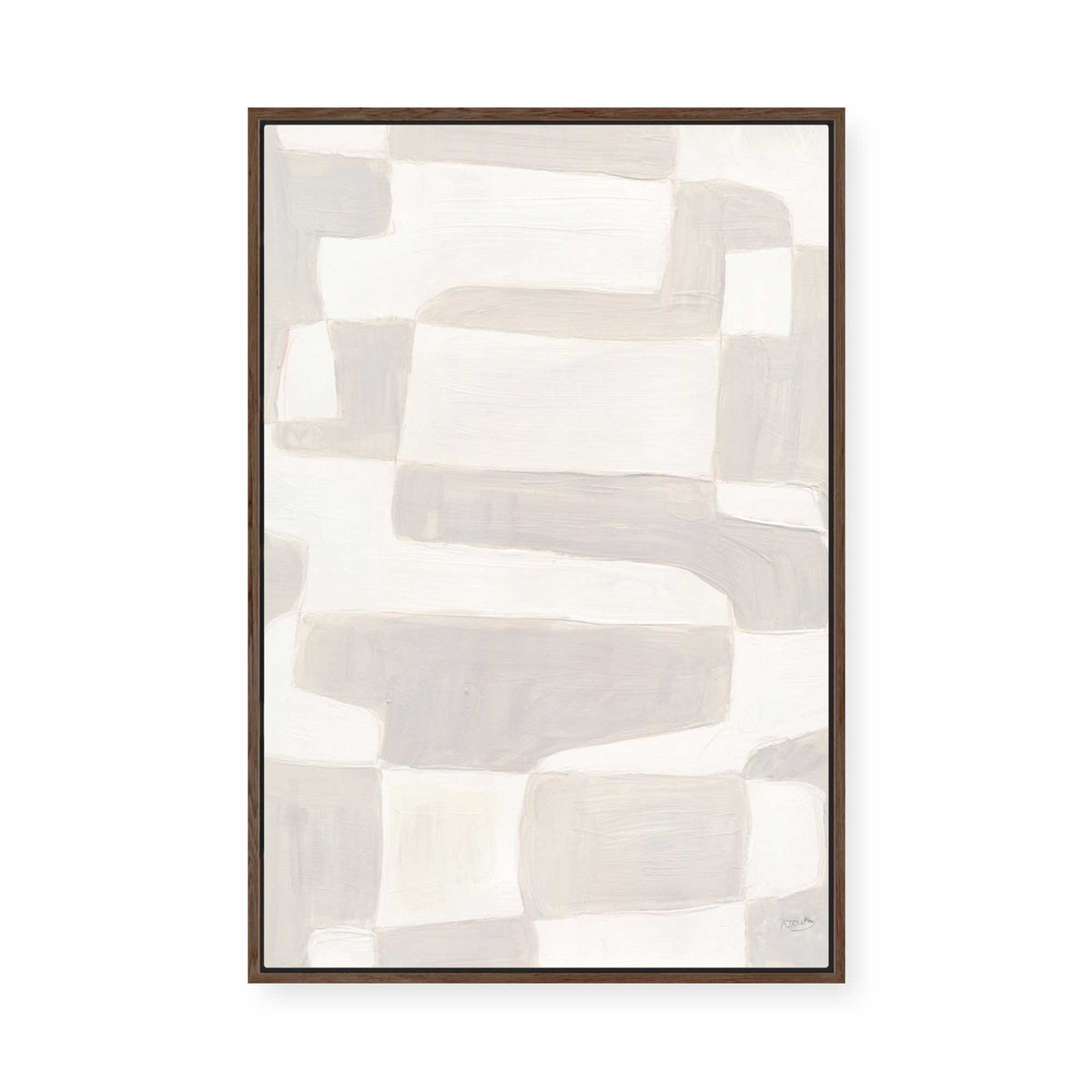 Stone and Light I | Framed Canvas