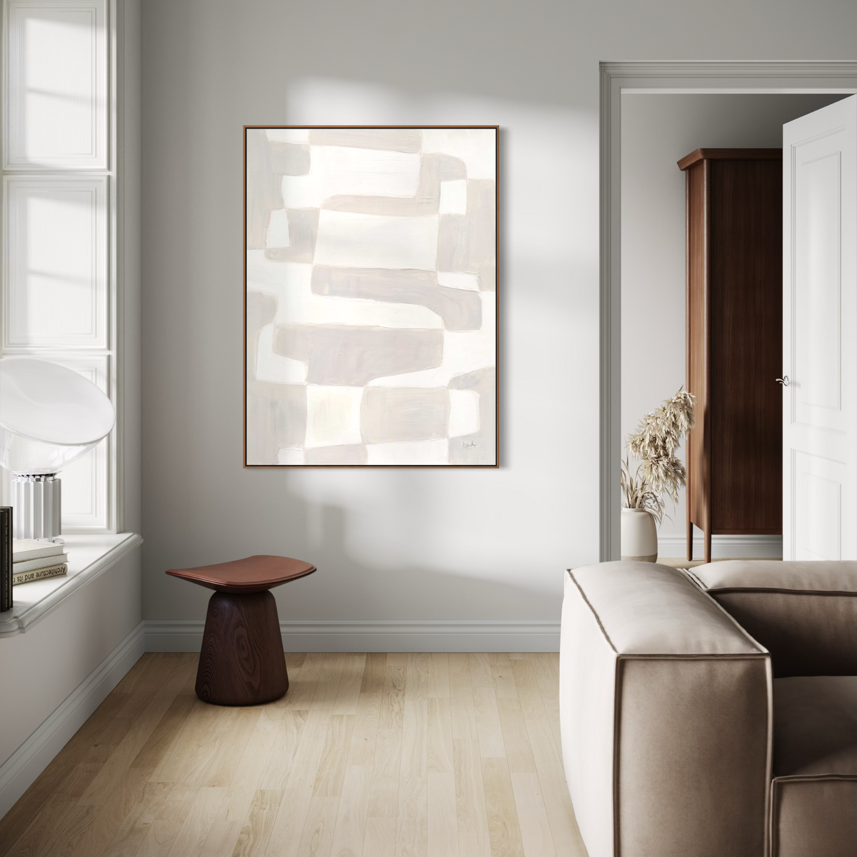 Stone and Light I | Framed Canvas