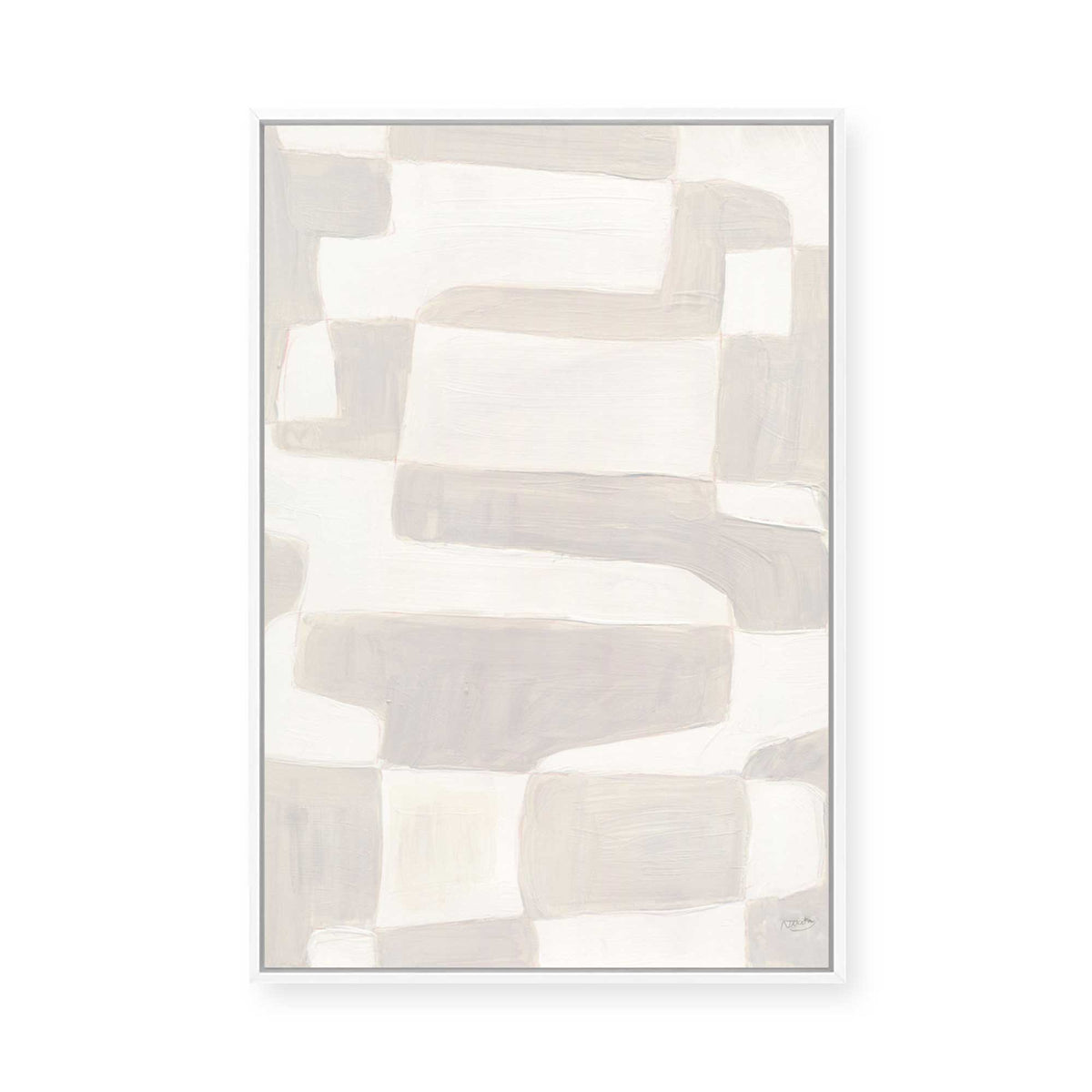 Stone and Light I | Framed Canvas