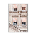 Striped Paris Awning | Framed Canvas