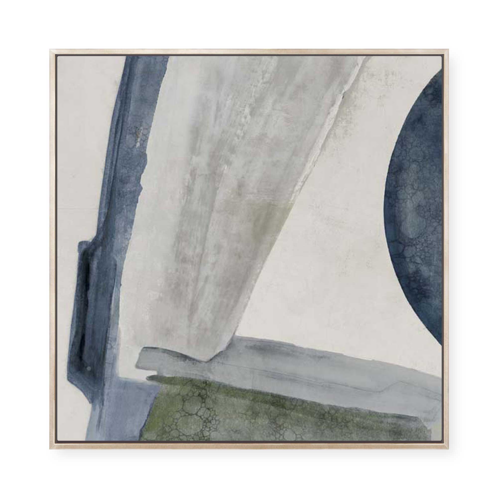 Structured Serenity II | Framed Canvas