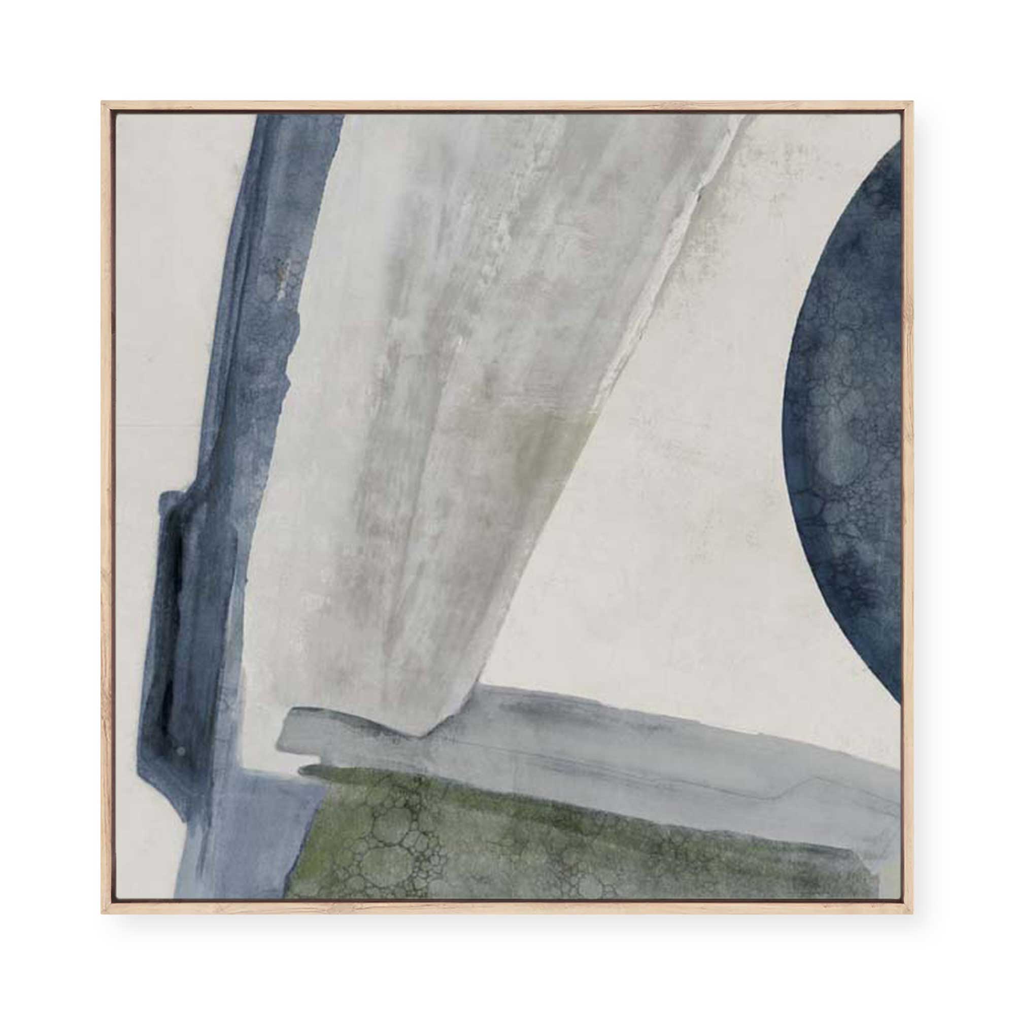 Structured Serenity II | Framed Canvas