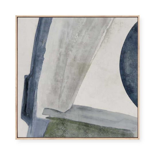 Structured Serenity II | Framed Canvas