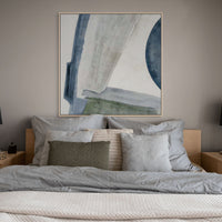 Structured Serenity II | Framed Canvas