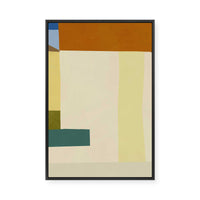 Study in Ochre | Framed Canvas