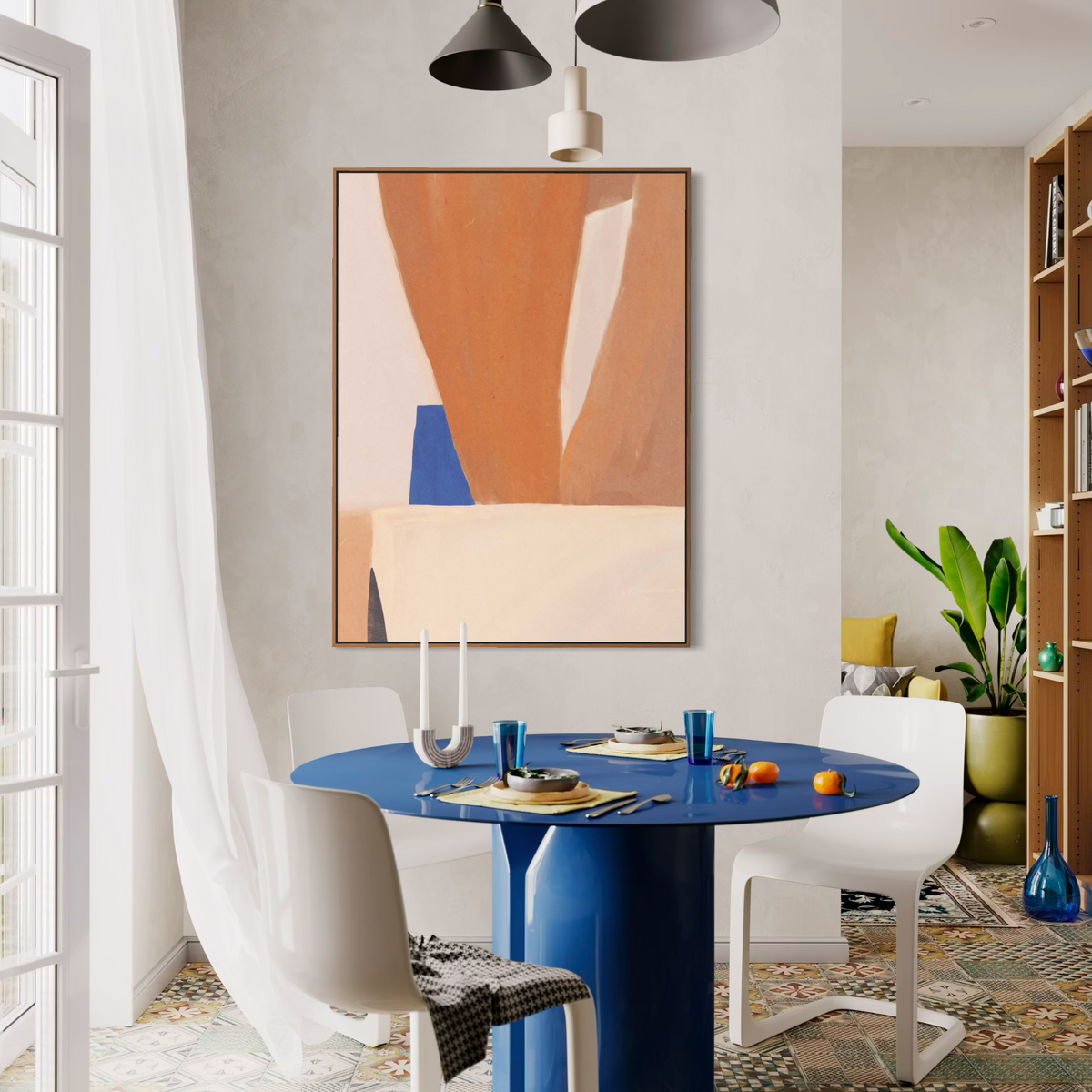 Study in Sienna | Framed Canvas