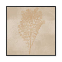Subtle Botanical Impression | Framed Canvas