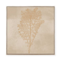 Subtle Botanical Impression | Framed Canvas