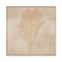 Subtle Botanical Impression | Framed Canvas