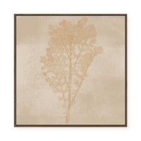 Subtle Botanical Impression | Framed Canvas