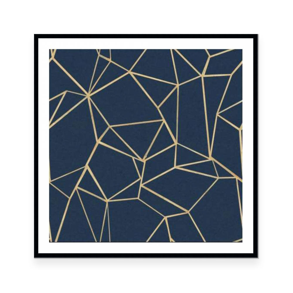 Succulent Pattern Navy