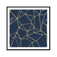 Succulent Pattern Navy