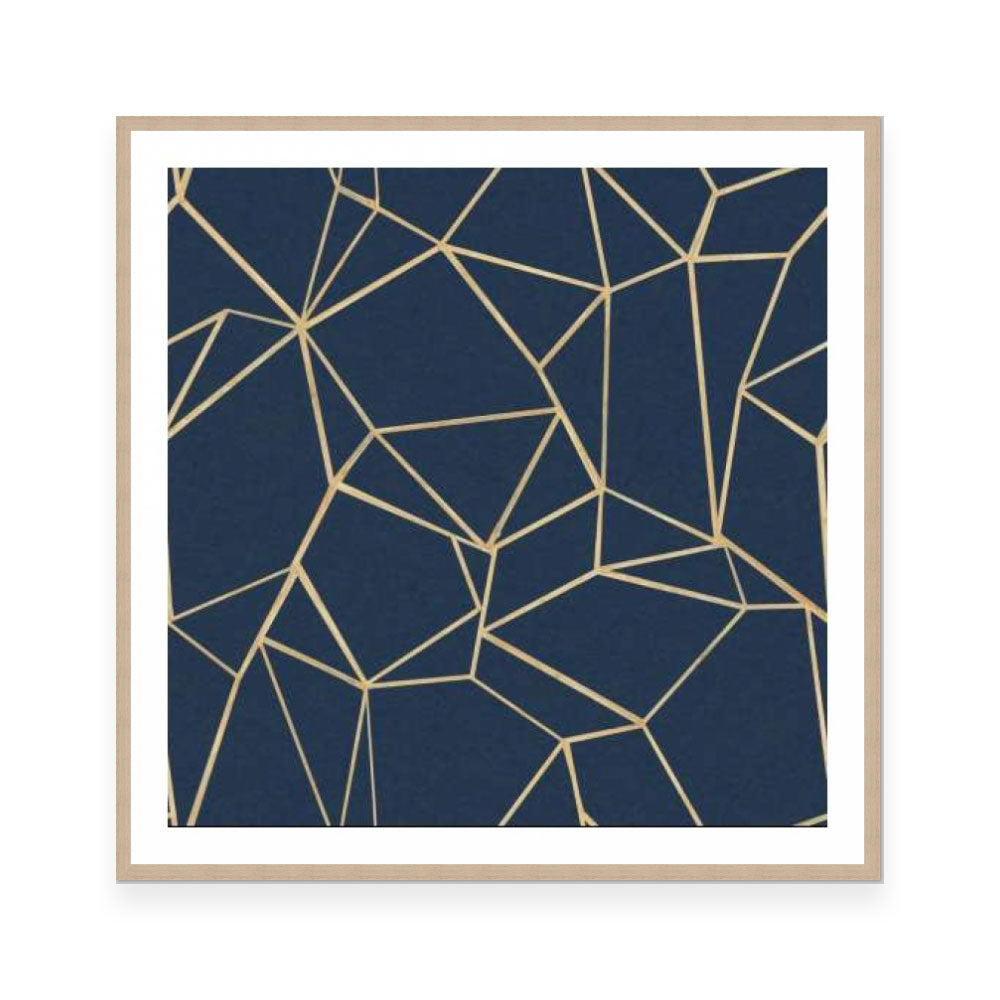 Succulent Pattern Navy