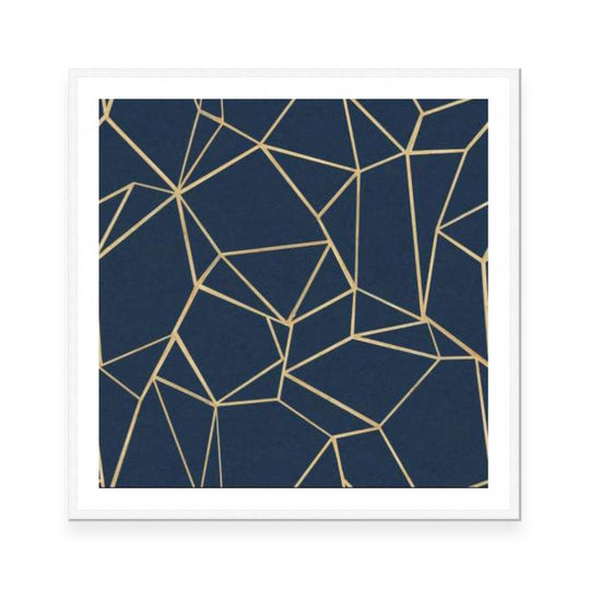 Succulent Pattern Navy