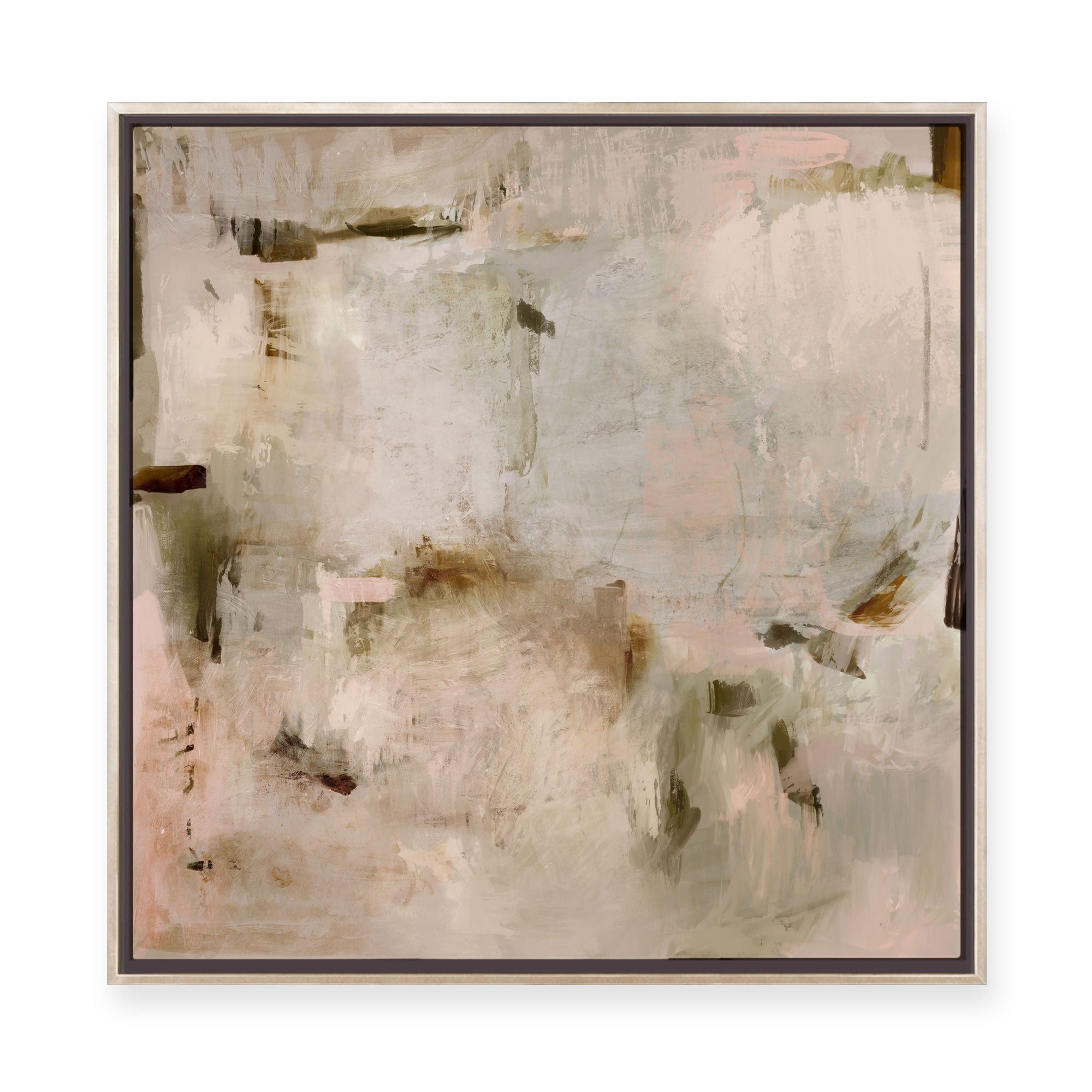 Sunset in the Meadow | Framed Canvas