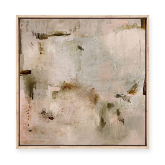 Sunset in the Meadow | Framed Canvas