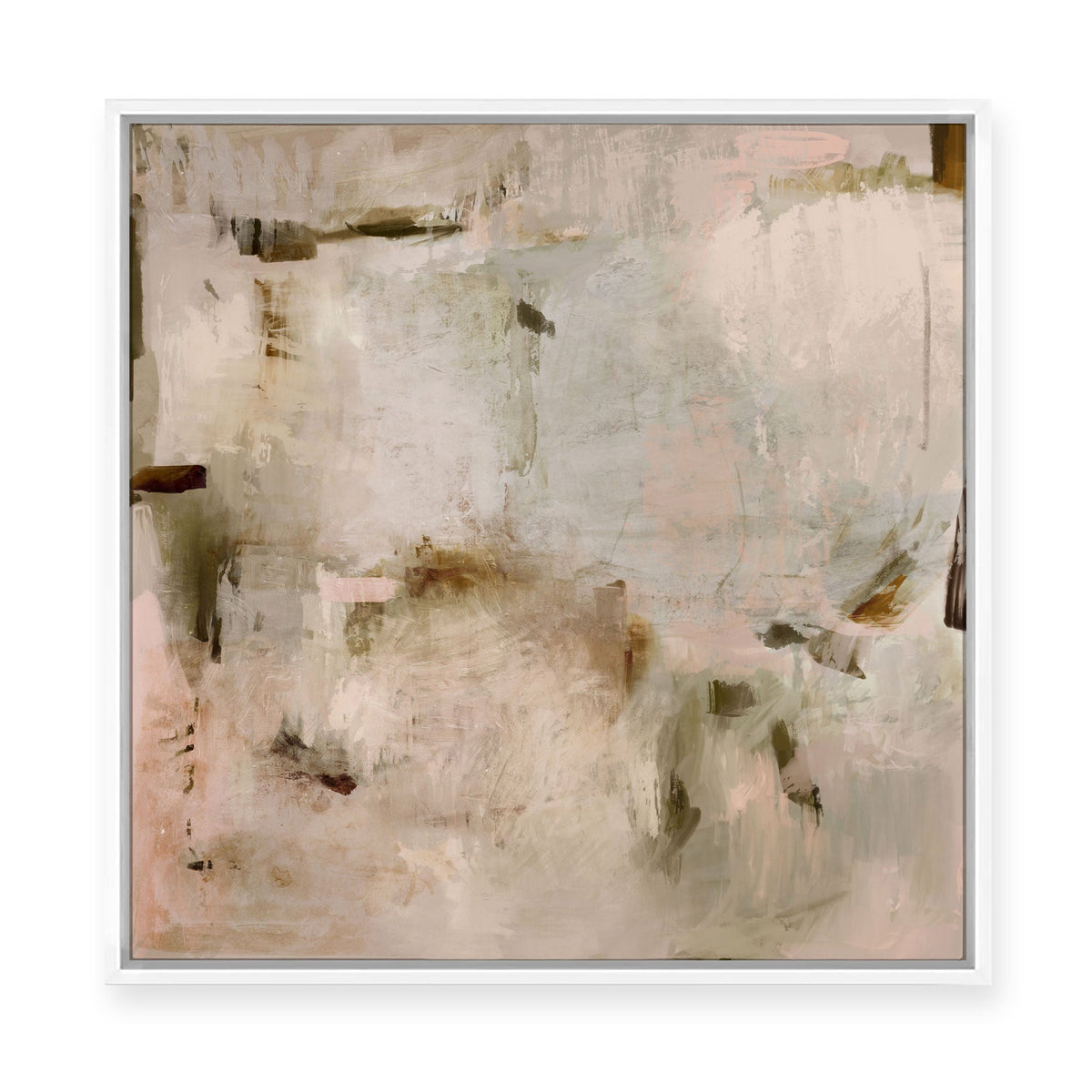 Sunset in the Meadow | Framed Canvas