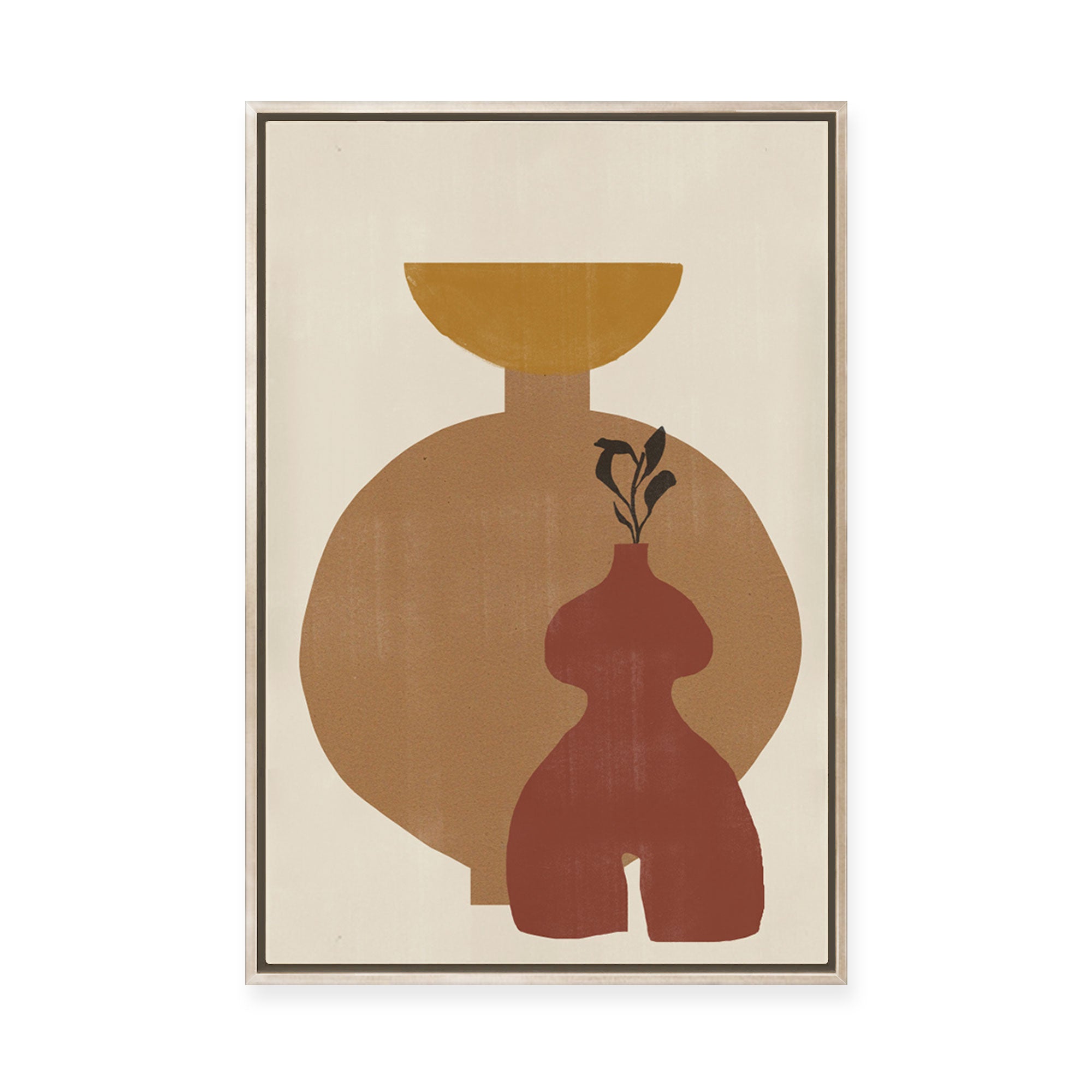 Vase No.5 | Framed Canvas
