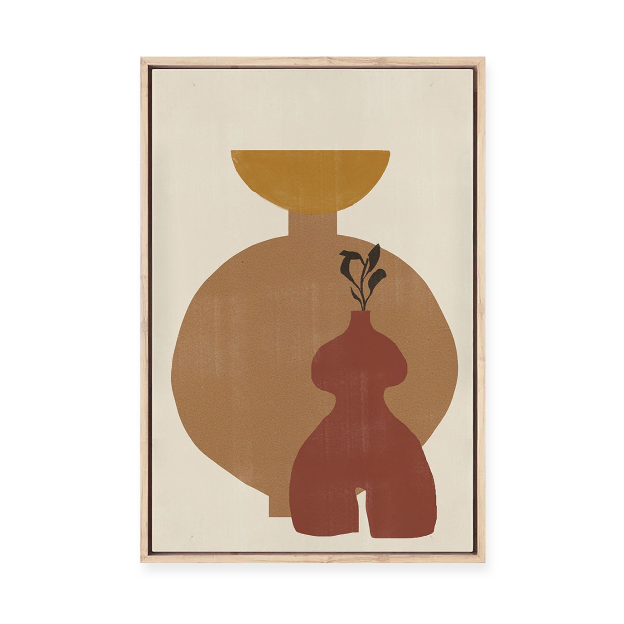 Vase No.5 | Framed Canvas