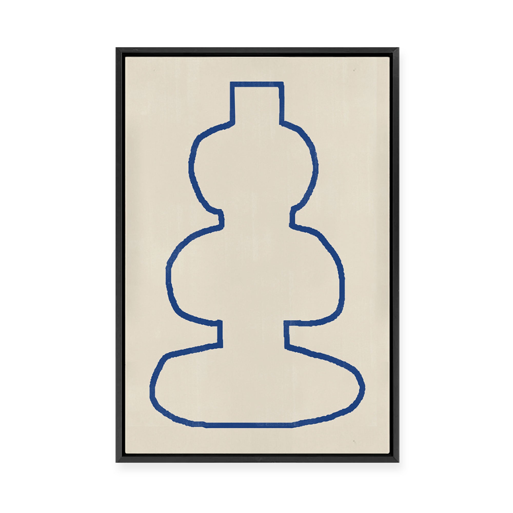 Vase No.8 | Framed Canvas