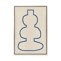 Vase No.8 | Framed Canvas