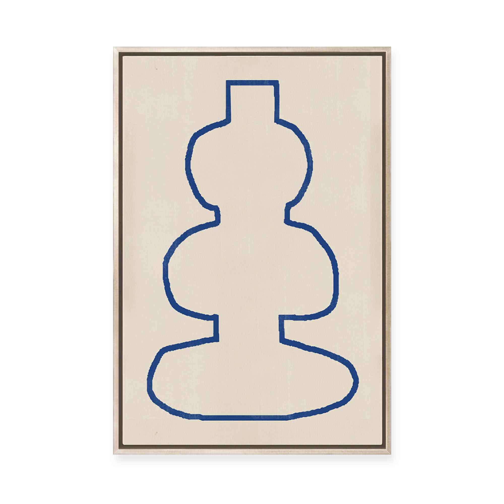 Vase No.8 | Framed Canvas