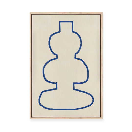 Vase No.8 | Framed Canvas