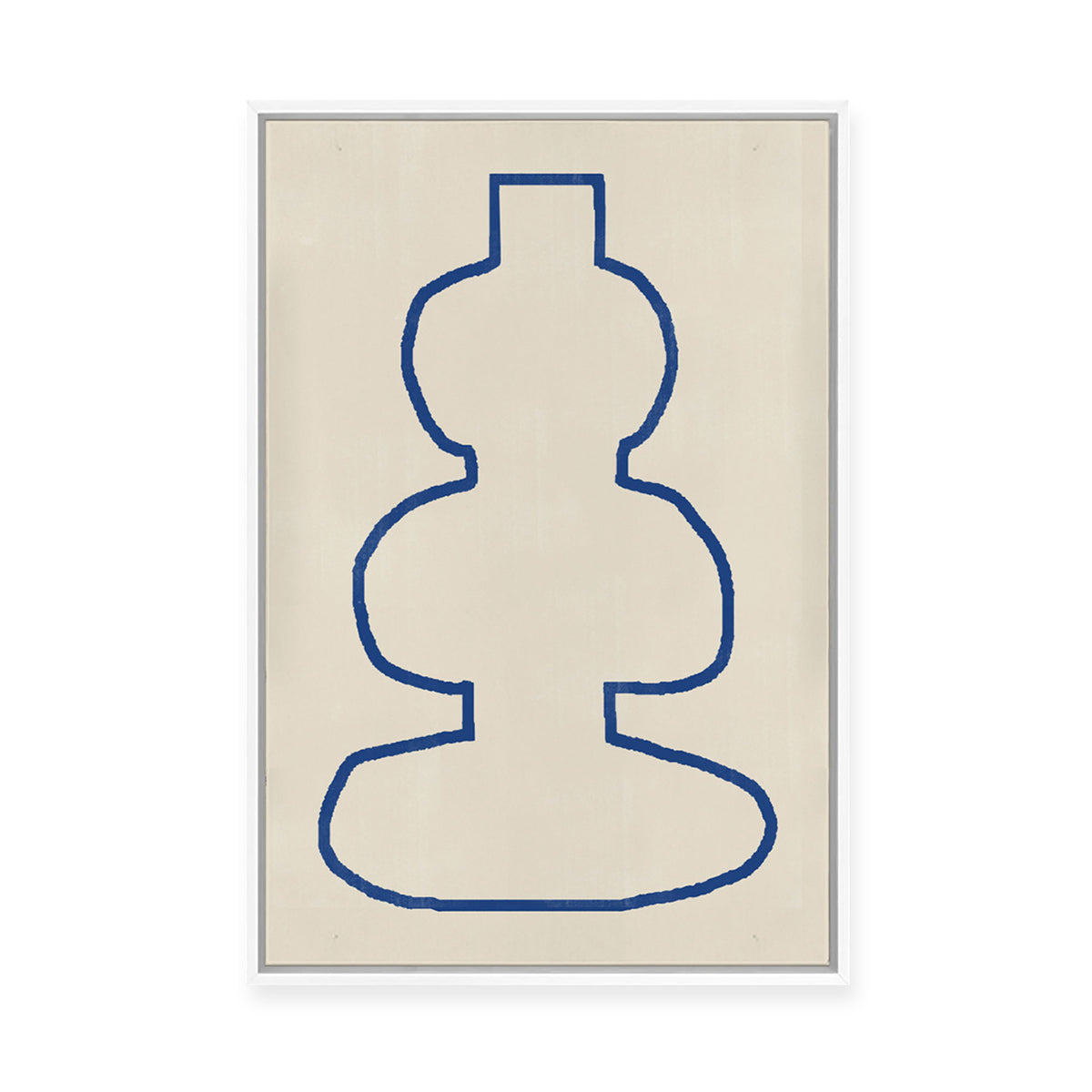 Vase No.8 | Framed Canvas