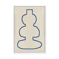 Vase No.8 | Framed Canvas