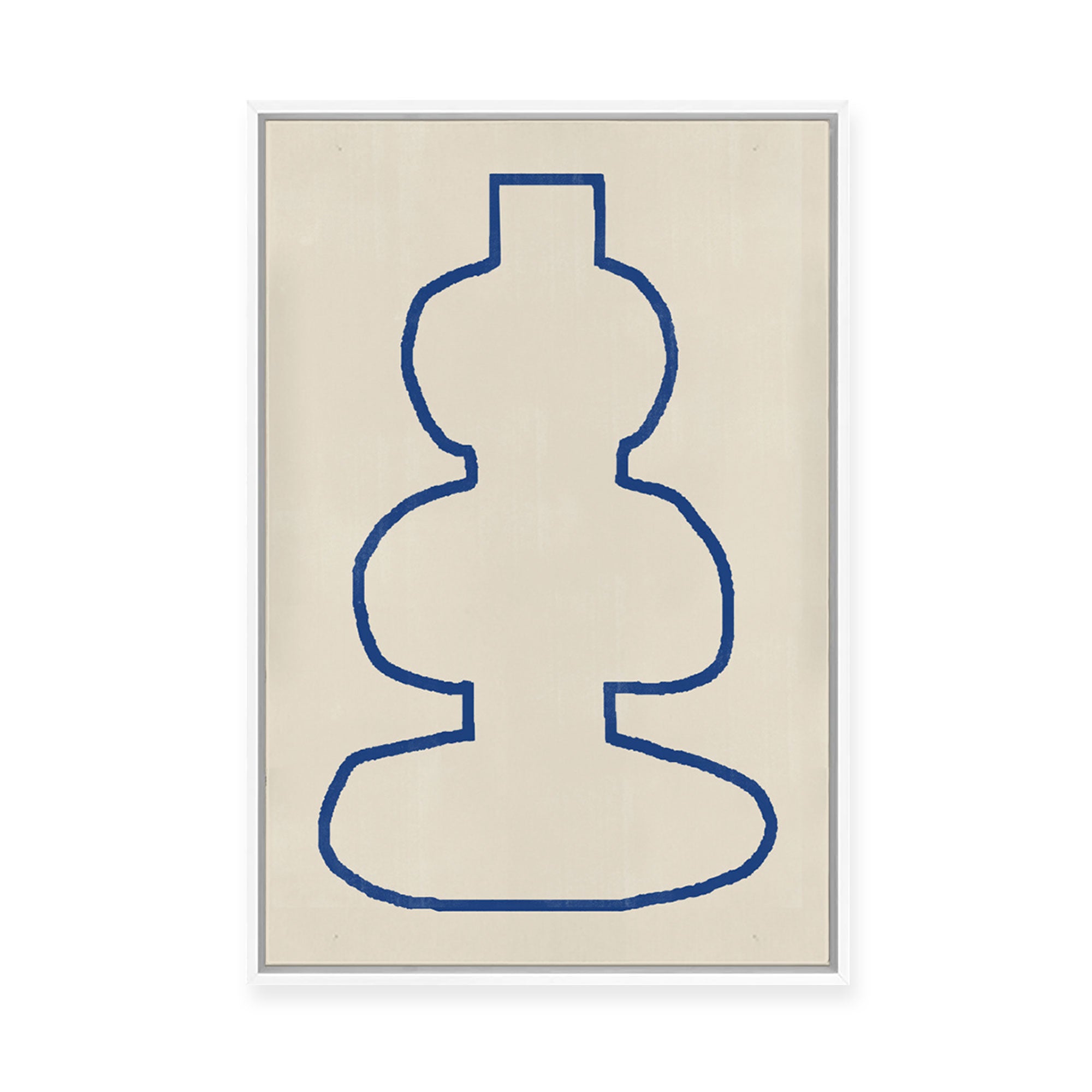 Vase No.8 | Framed Canvas