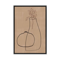 Vase No.2 | Framed Canvas