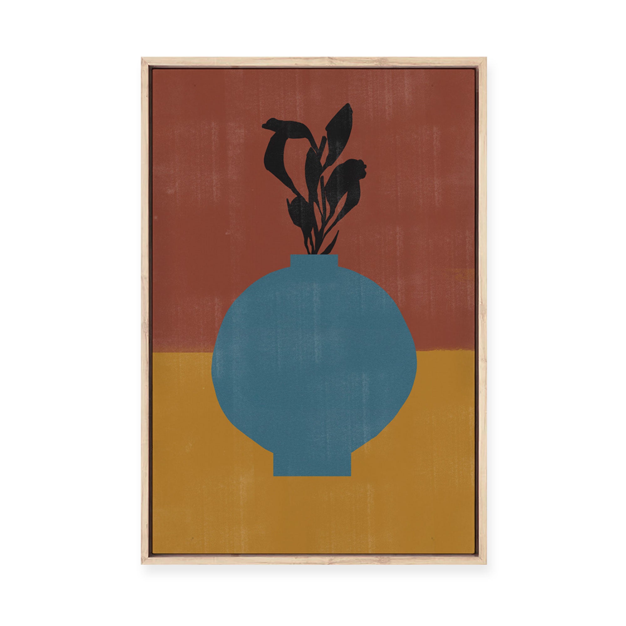 Vase No.4 | Framed Canvas