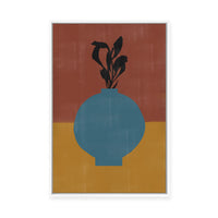 Vase No.4 | Framed Canvas