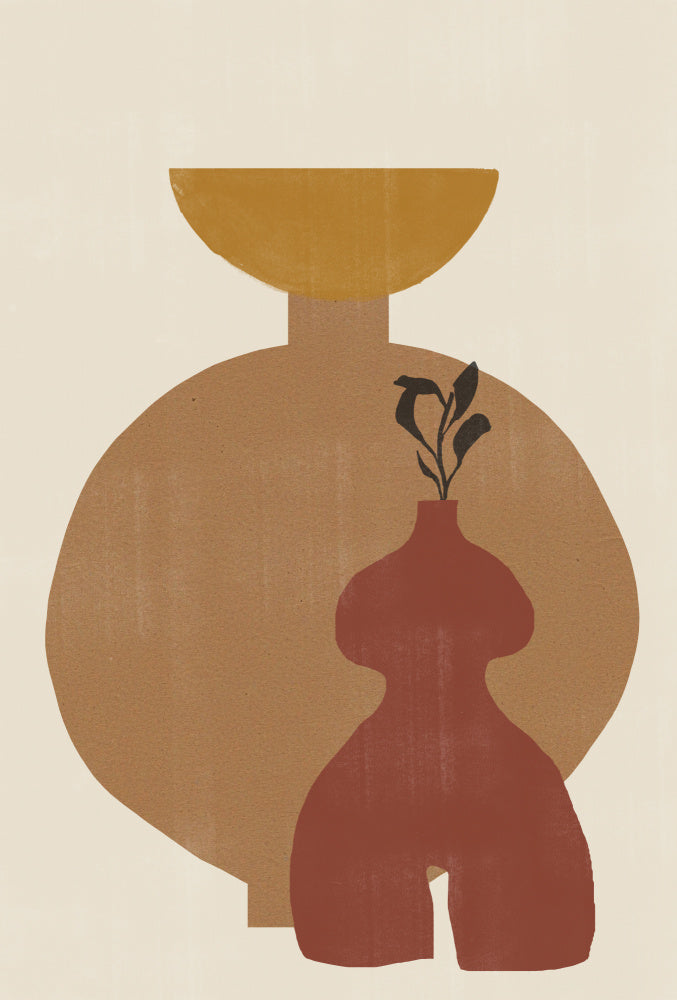 Vase No.5 | Framed Canvas