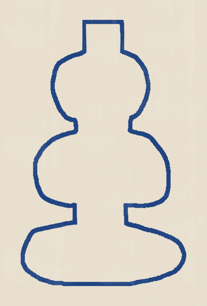 Vase No.8 | Framed Canvas