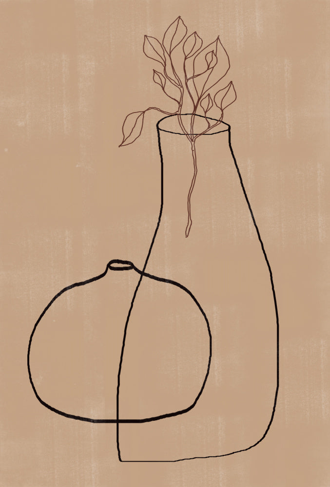 Vase No.2 | Framed Canvas