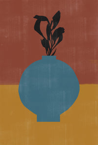 Vase No.4 | Framed Canvas