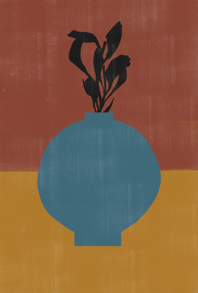 Vase No.4 | Framed Canvas