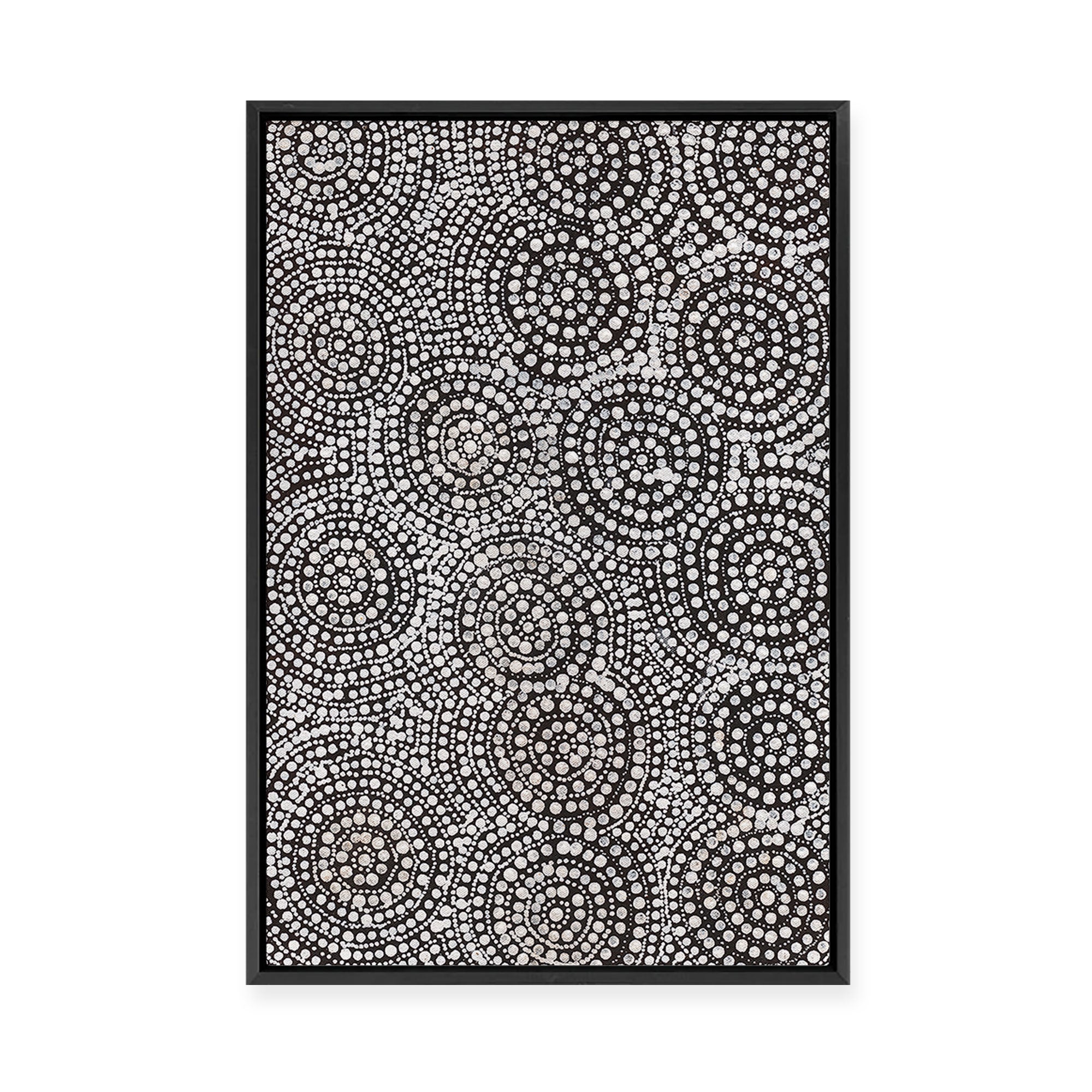 Watiya-Warnu Jukurrpa (Seed Dreaming) No.1 | Framed Canvas Print